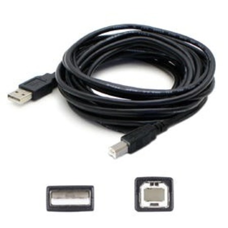 ADD-ON Addon 1.82M (6.00Ft) Usb 2.0 (A) Male To Usb 2.0 (B) Male Black Cable USBEXTAB6